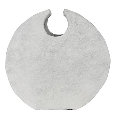 Corsica Round Vase, White