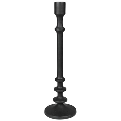 Candlestick, Black - Lrg