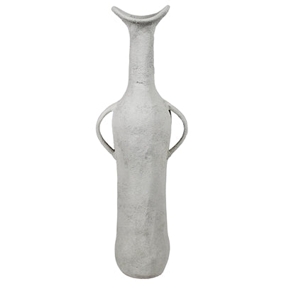 Corsica Vase with Handle, White - Lrg