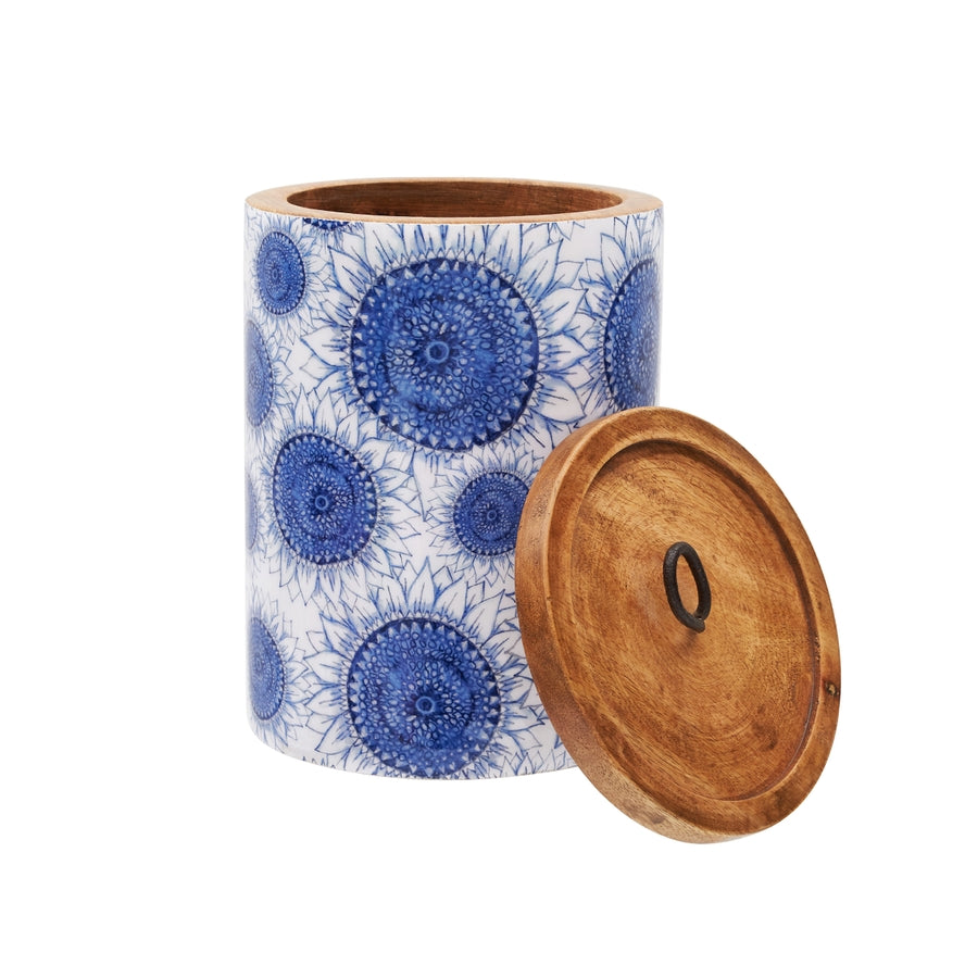 Blue Harvest Sunflower Canister (L)
