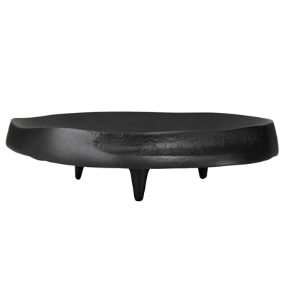 Round Dish, Cast Aluminum