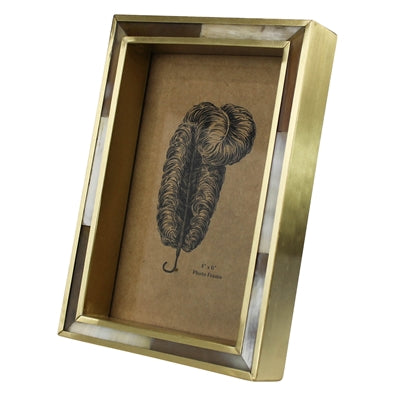 White Horn Frame Boarder - 4x6