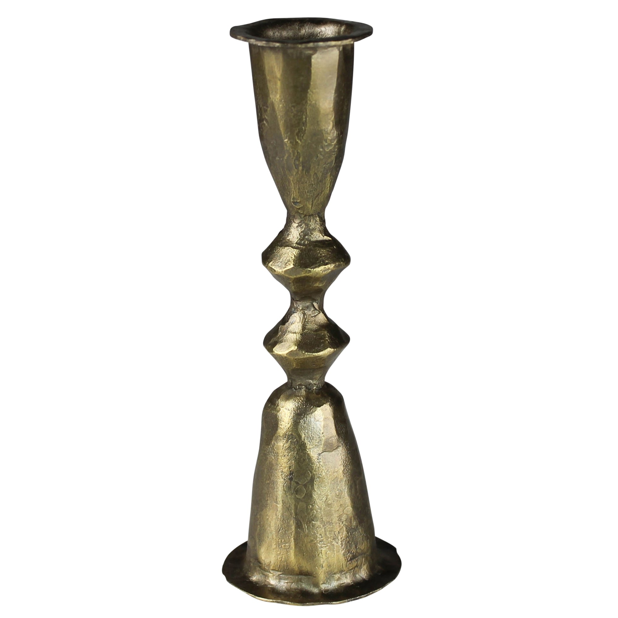 Haiku Taper Holder, Brass - (L)