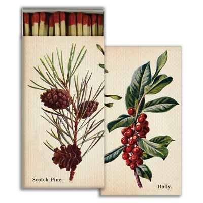 Matches - Pine, Holly, Mistletoe