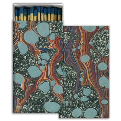 Matches - Blue Bubble Marble