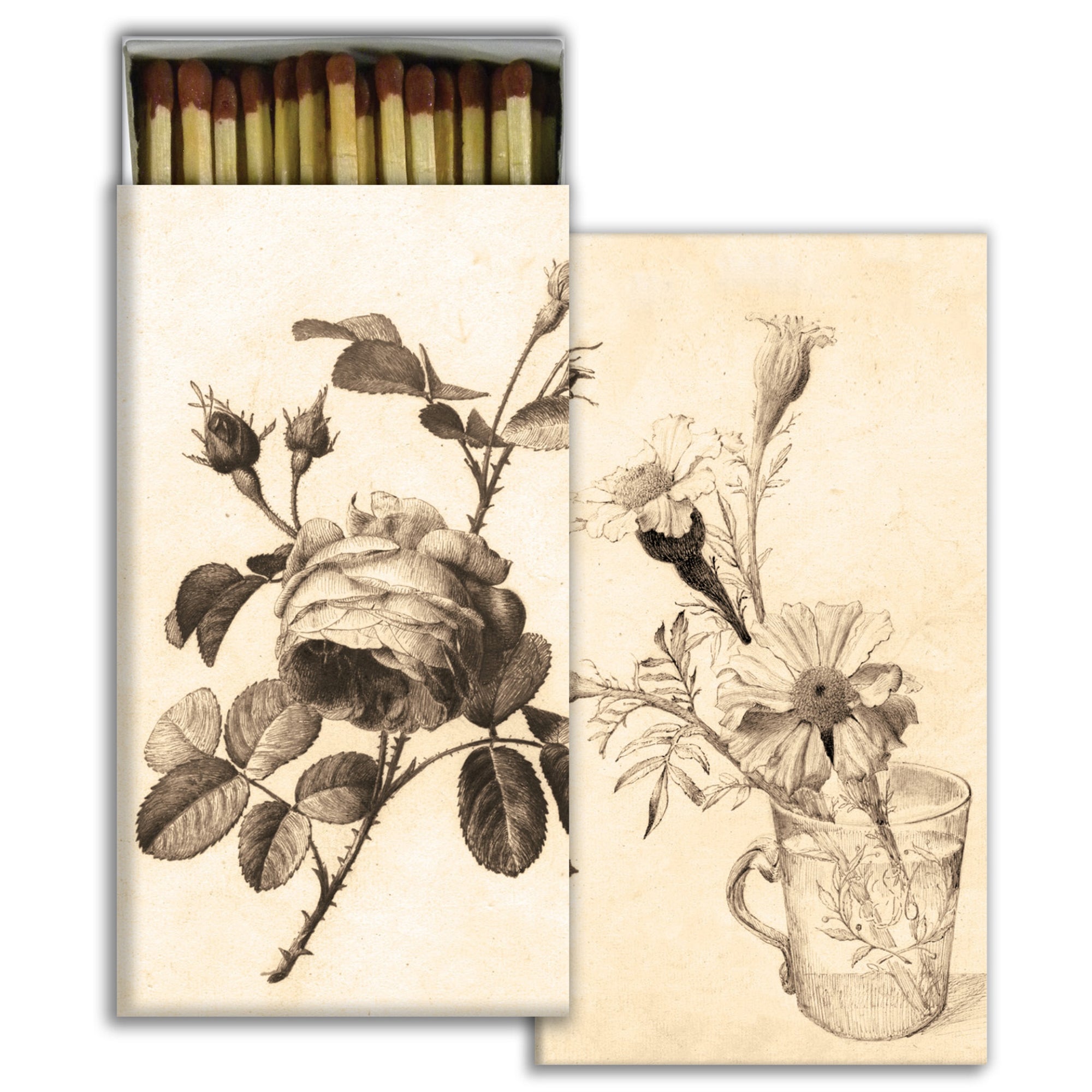 Matches - Sepia Floral