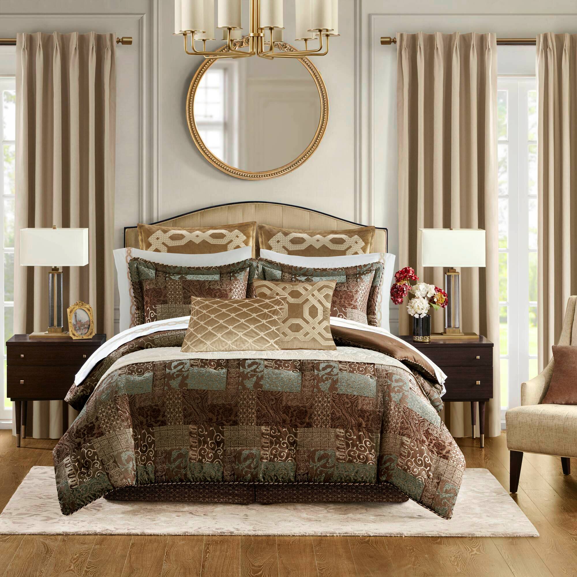 Galleria 4 Piece Red Comforter Set