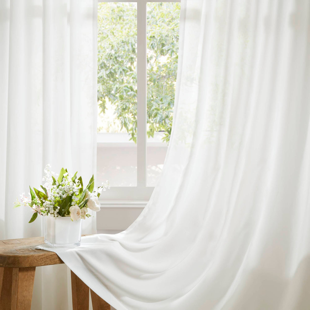 Rod Pocket with Back Tab Privacy Curtain Pair