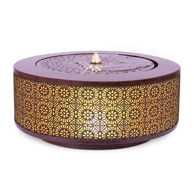 Round Fountain 23.5"D x 10"H Metal UL Plug (PumpYH-DC400)