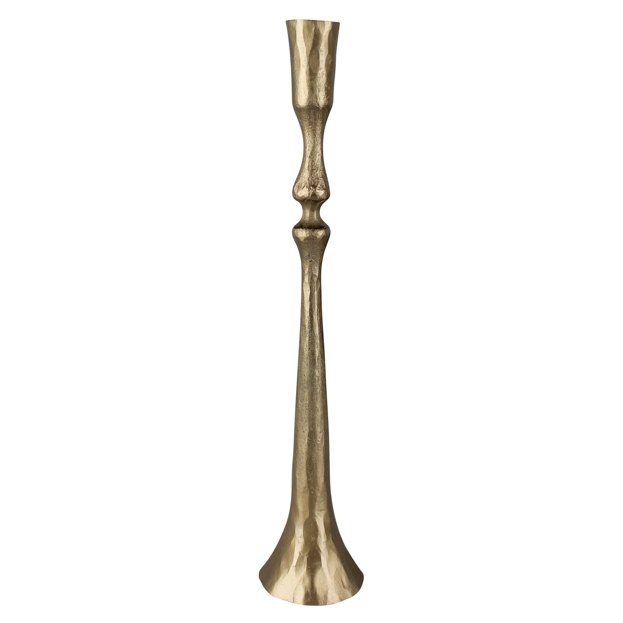 Nikki Taper Holder, Brass - (L)