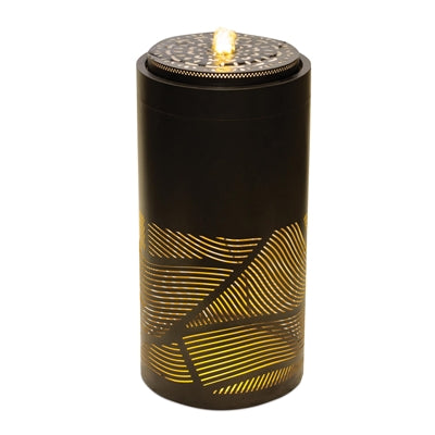 Fountain 12"D x 24"H Metal UL Plug (YH-DC180A)