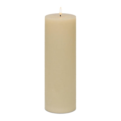 FIA Wick Candle 4"D x 12"H Wax/Plastic 2 C Batteries Not Included 4 & 8 Hr Timer