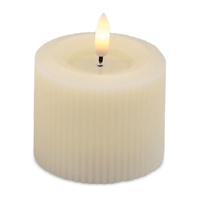 FIA Wick Candle 3"D x 2.5"H Wax/Plastic 2 AA Batteries Not Included 4 & 8 Hr Timer