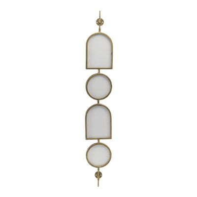 Wall Frame x4 35”H Iron/Glass