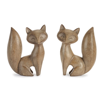 Fox (2 Asst) 4.5”H Resin