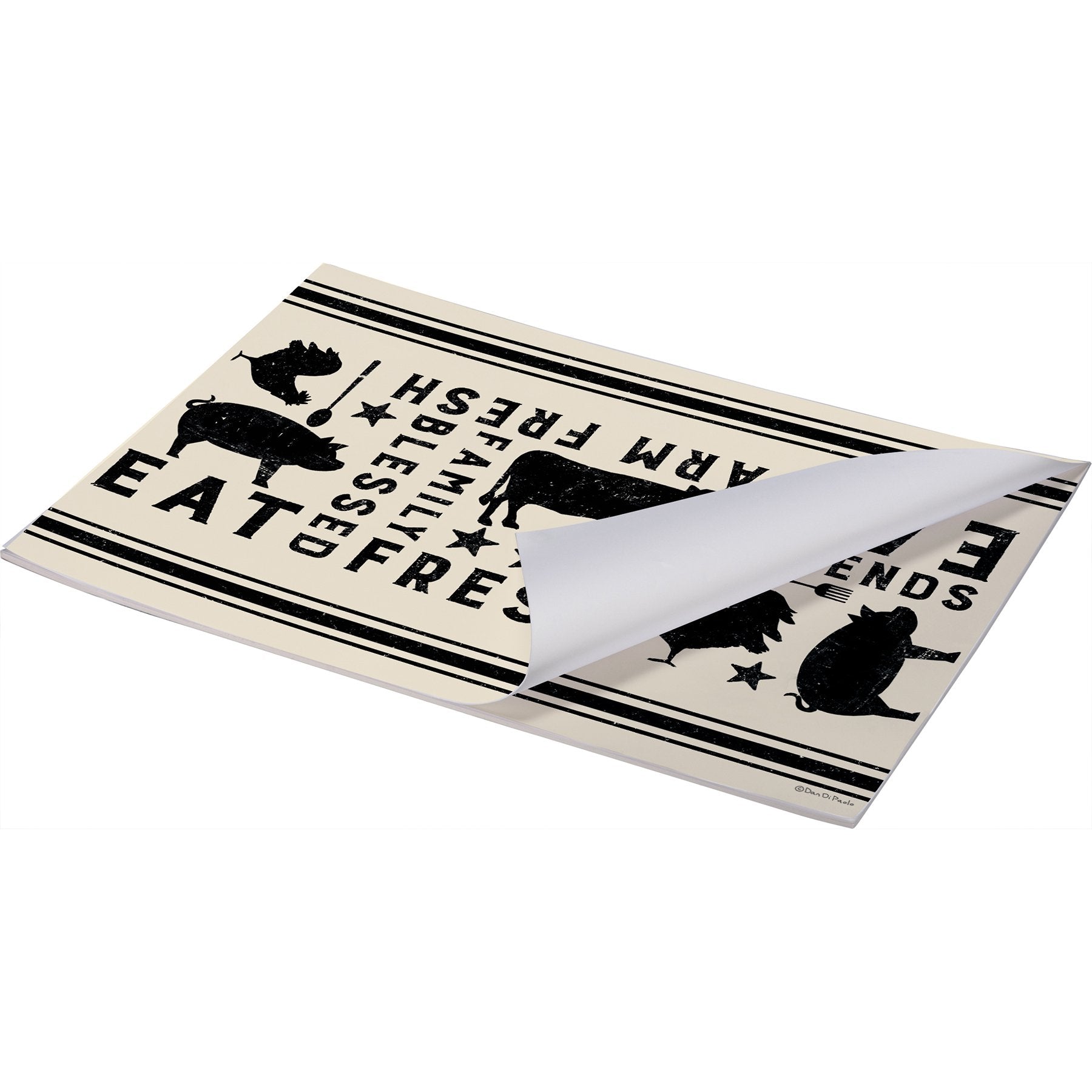 Farmhouse Paper Placement Pad (S/24)