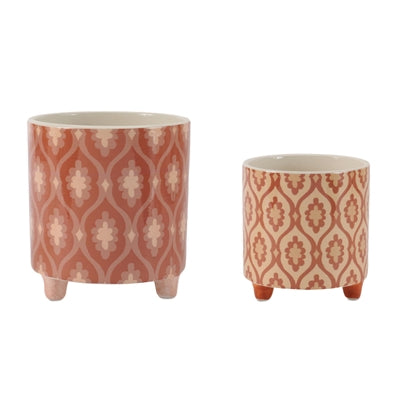 Container (Set of 2) 4"D x 4"H, 5.25"D x 6"H Dolomite