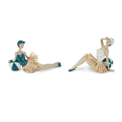 Beach  Babe (2 Asst) 6”H Resin