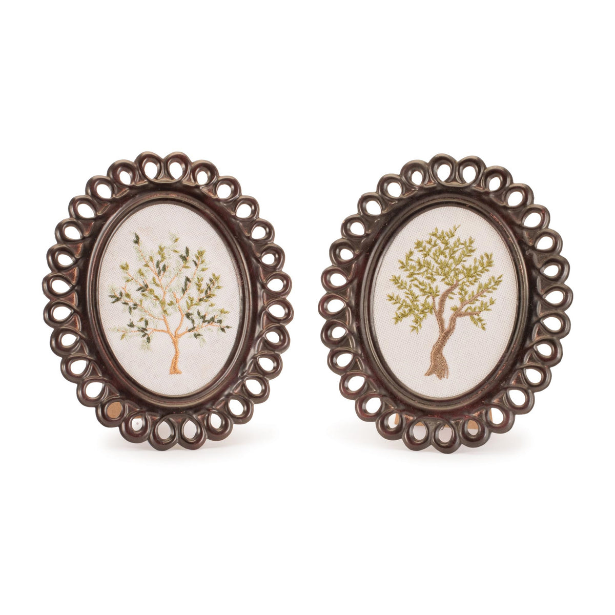 Tree Frame Tabletop  (S/2) 6”H Iron/MDF