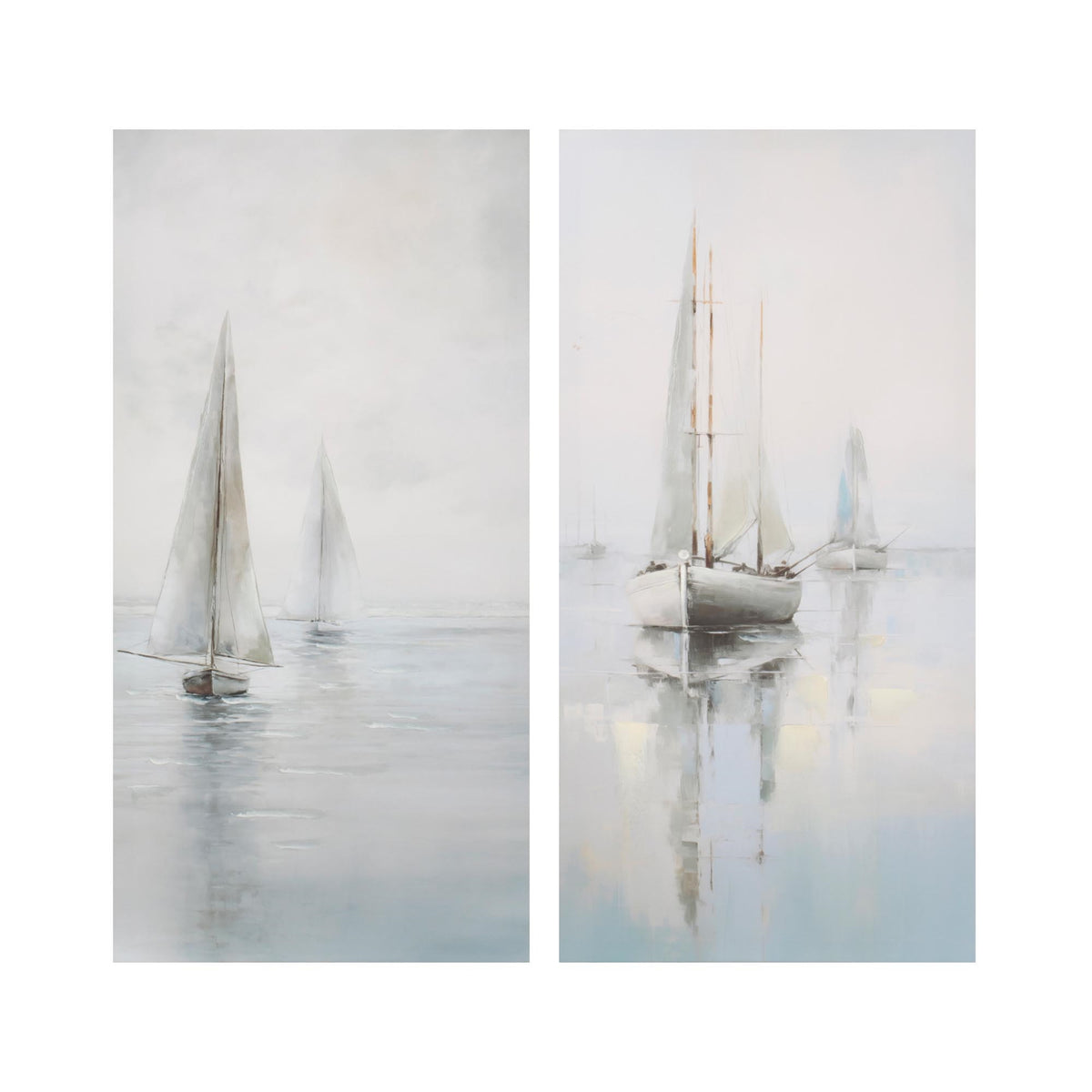 Sailboat Print (S/2) 12"L x 24"H Canvas