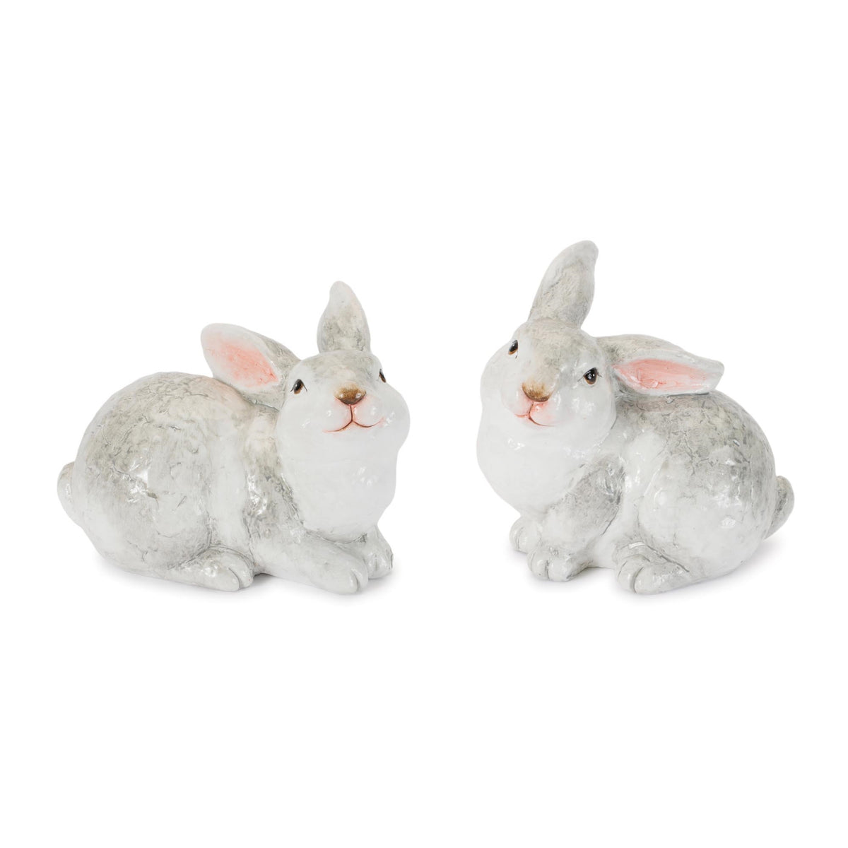 Rabbit (S/2) 6.25"L x 5"H Terra Cotta