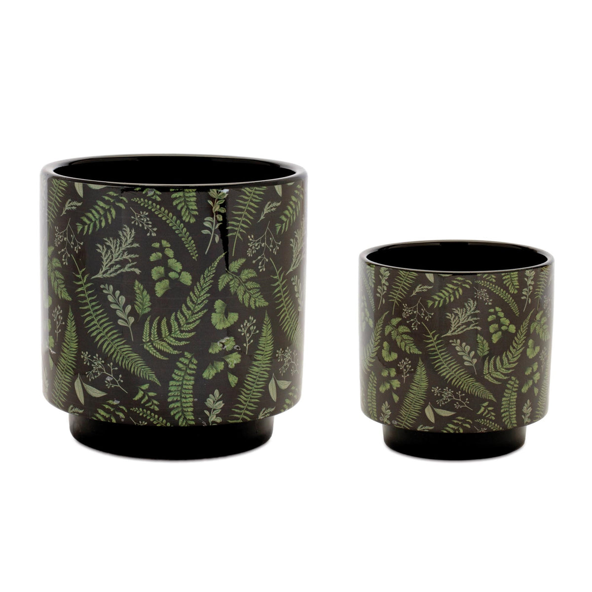 Container (S/2) 4"D x 4"H, 5"D x 5.5"H Dolomite