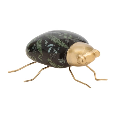 Bug 4.75"L x 2.5"H Terra Cotta/Metal