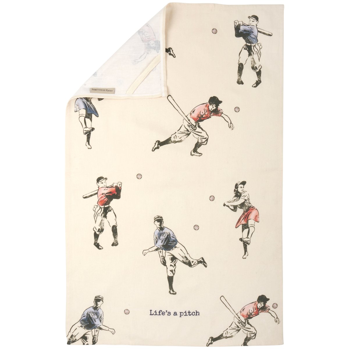 Life's A Pitch Kitchen Towel