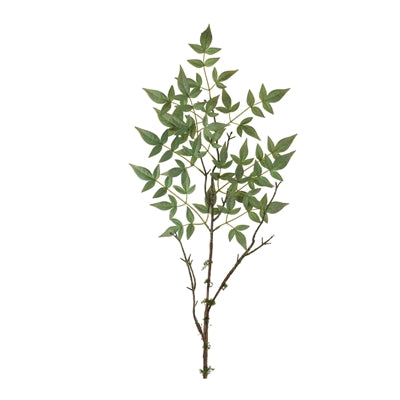 Mini Leaf Branch 40”H Polyester