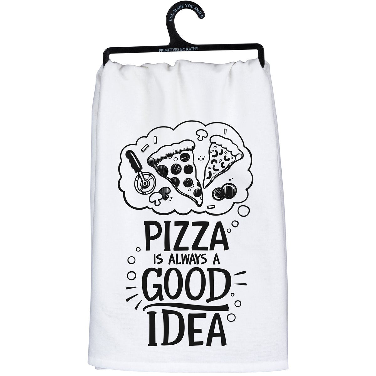 Pizza A Good Idea Kitchen Towel