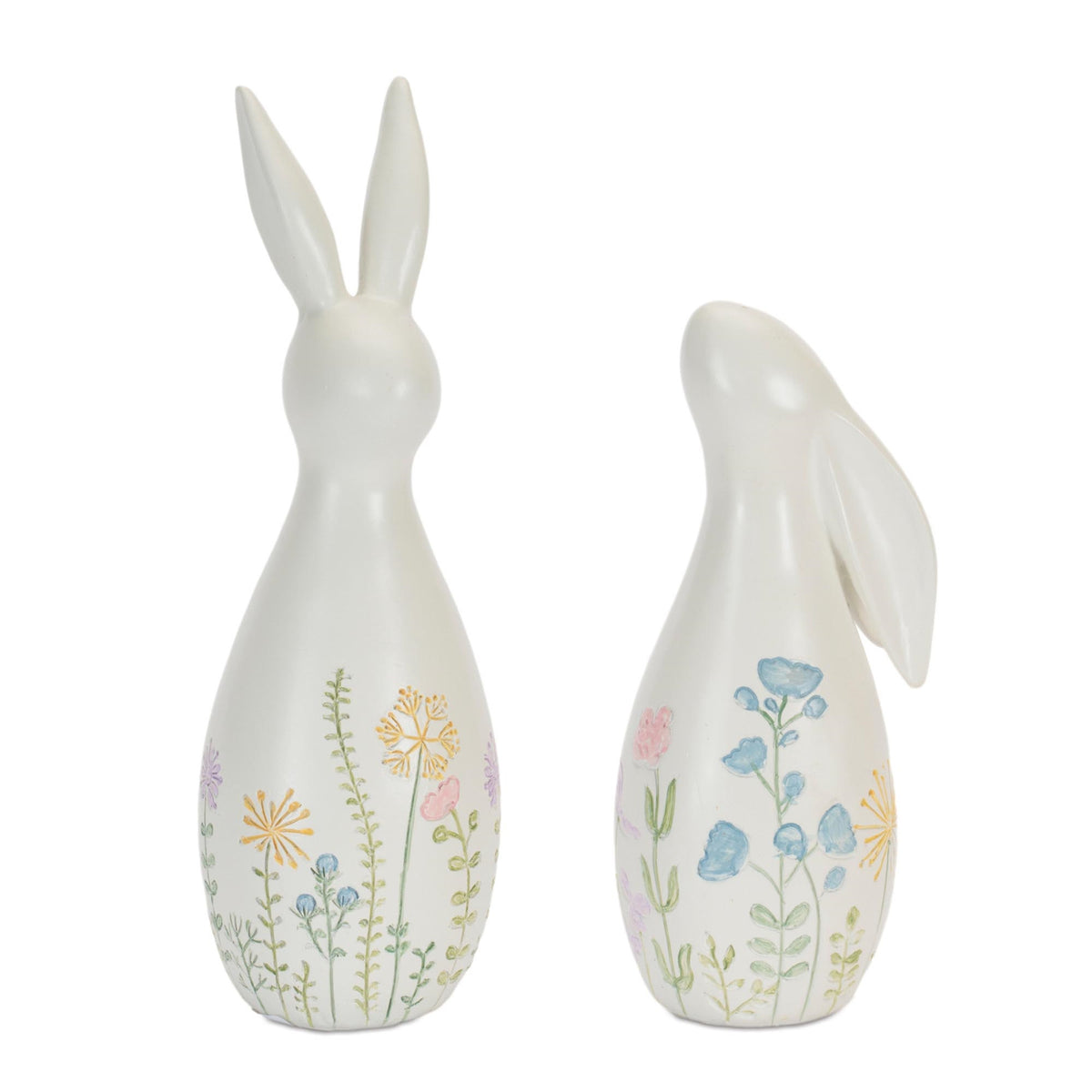 Rabbit (S/2) 7"H, 8.75"H Resin