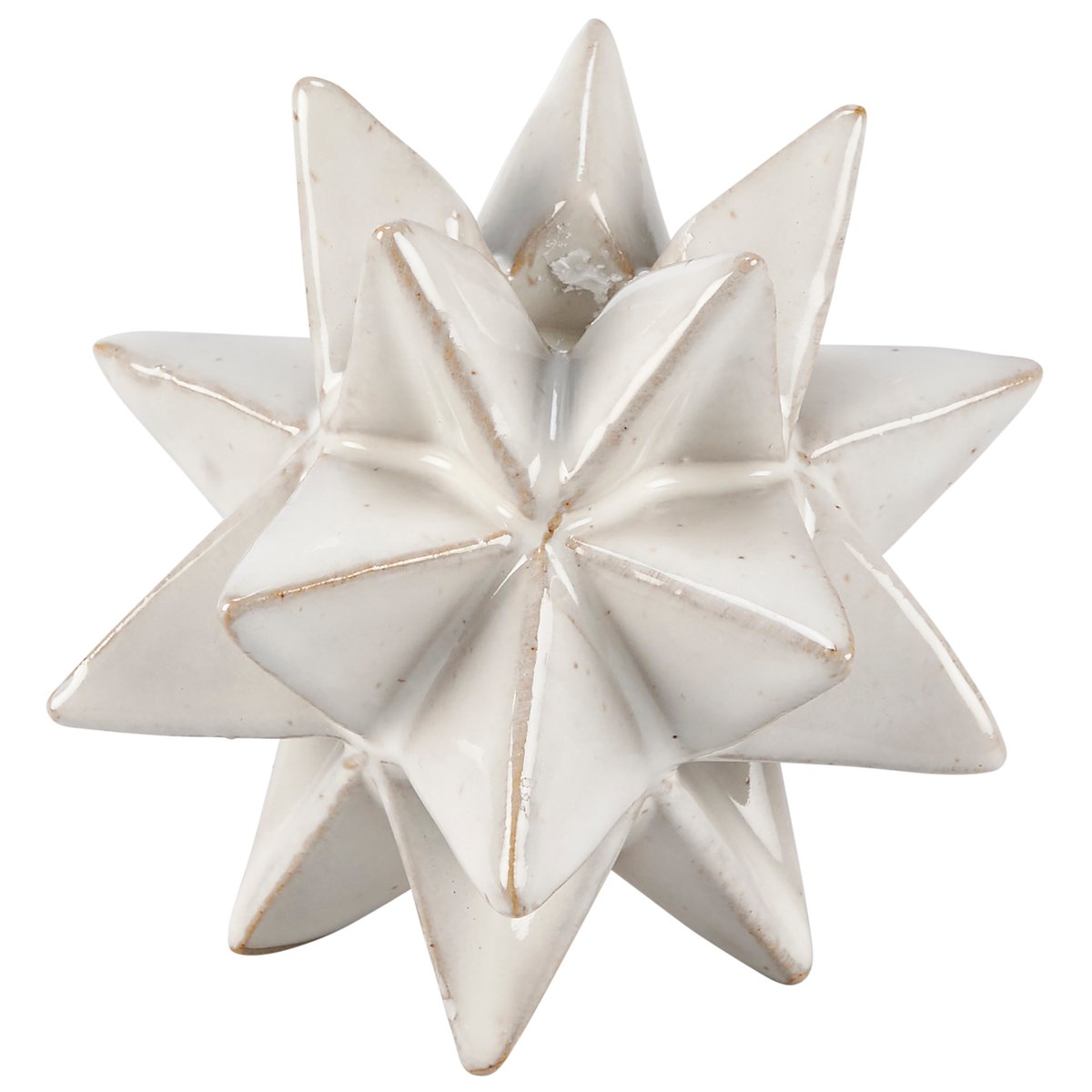 Ceramic Starburst Candle Holders