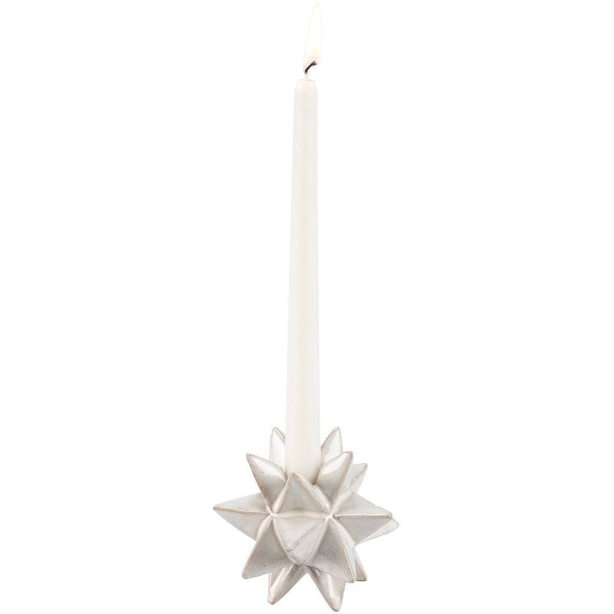 Ceramic Starburst Candle Holders