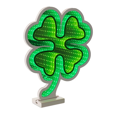 Four Leaf Clover Ekkolight 14”H Acrylic UL Plug