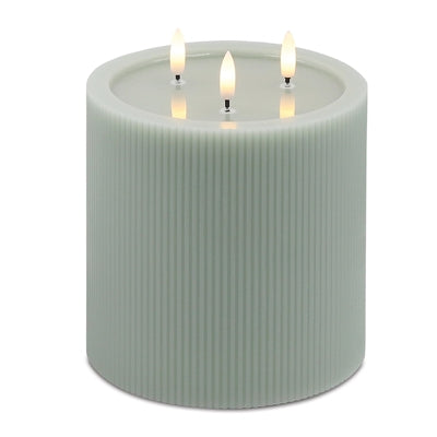 FIA Wick Candle 6"D x 6"H Wax/Plastic 3 C Batteries Not Included 4 & 8 Hr Timer