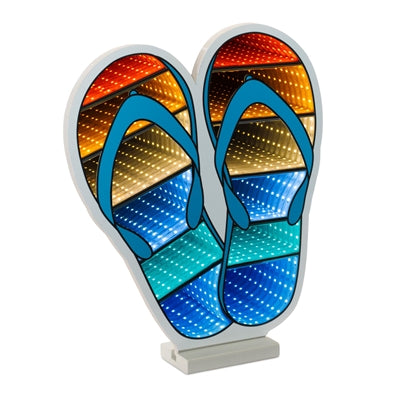 Flip Flop Ekkolight 15.75”H Acrylic UL Plug
