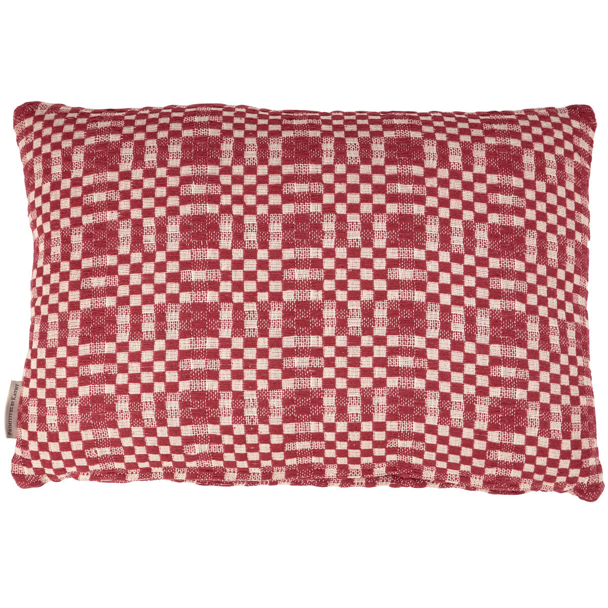 Red Check Pillow