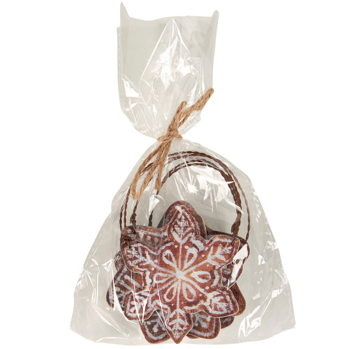 Gingerbread Snowflake Ornaments (S/5)