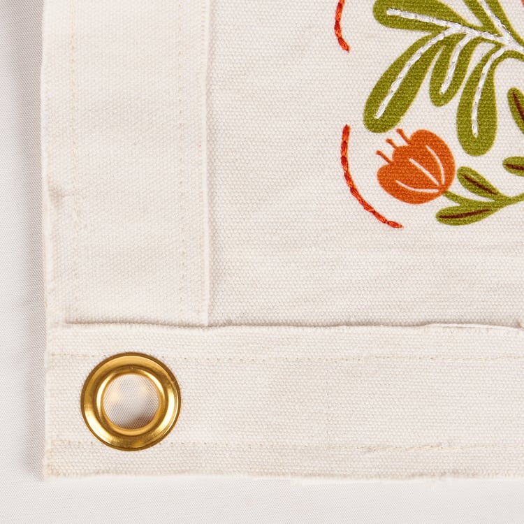 Poppies Folk Art Banner