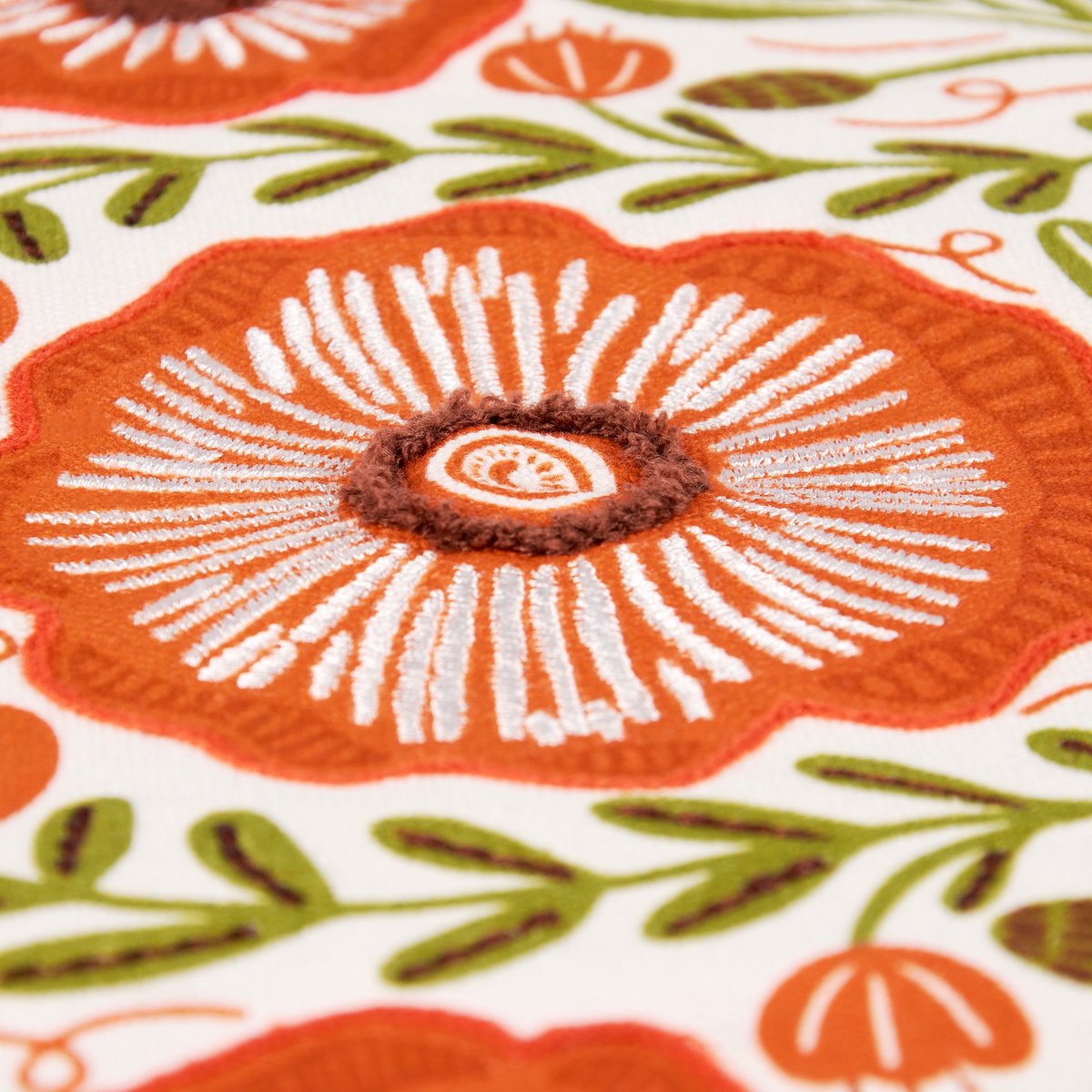 Poppies Folk Art Banner