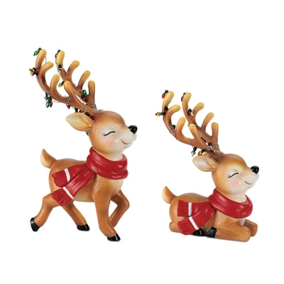 Deer w/Lights (S/2)