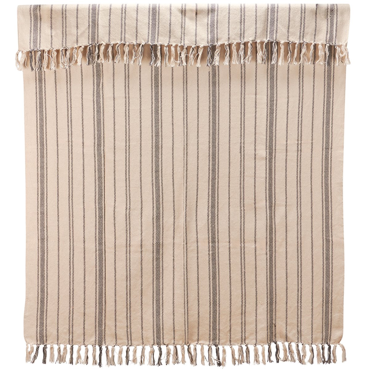 Farmhouse Striped Throw