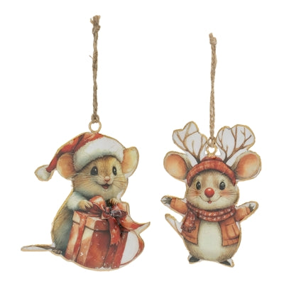 Mouse Ornament (S/2)
