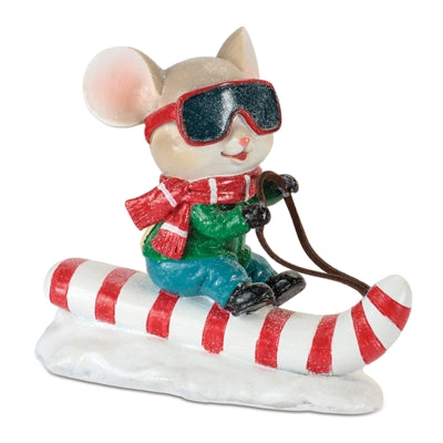 Mouse on Candy Cane