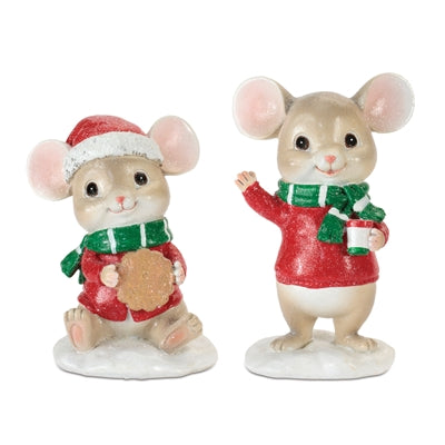 Mouse w/Cookie and Cocoa (S/2)