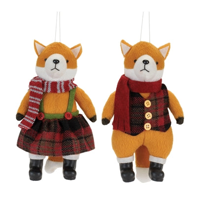 Fox Ornament (S/2)