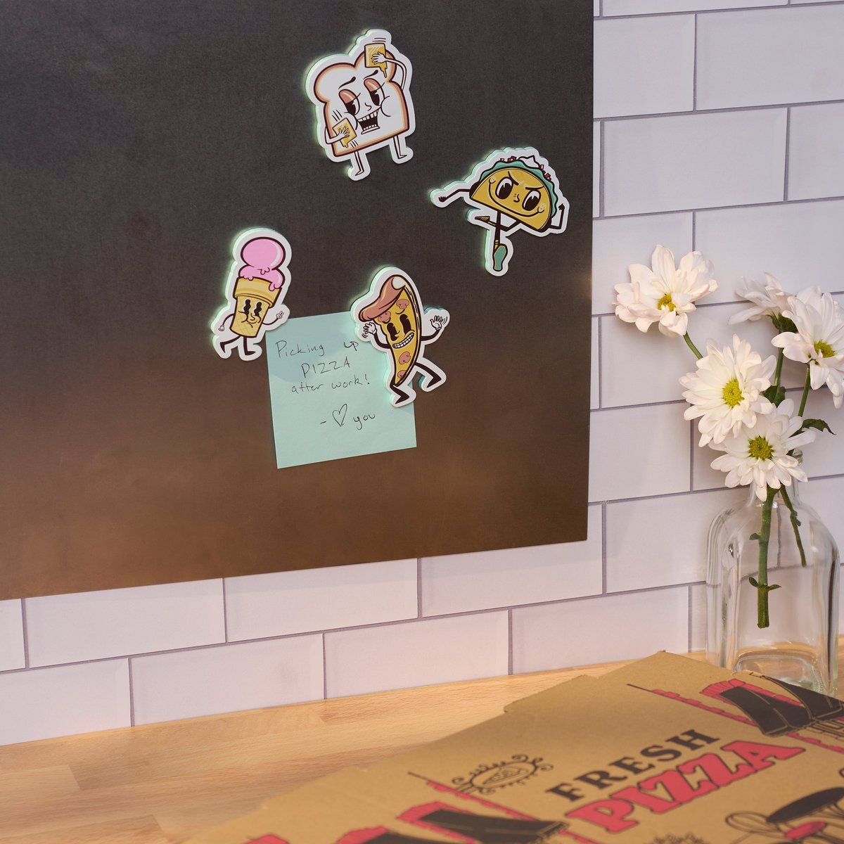Food Crew Magnet Set