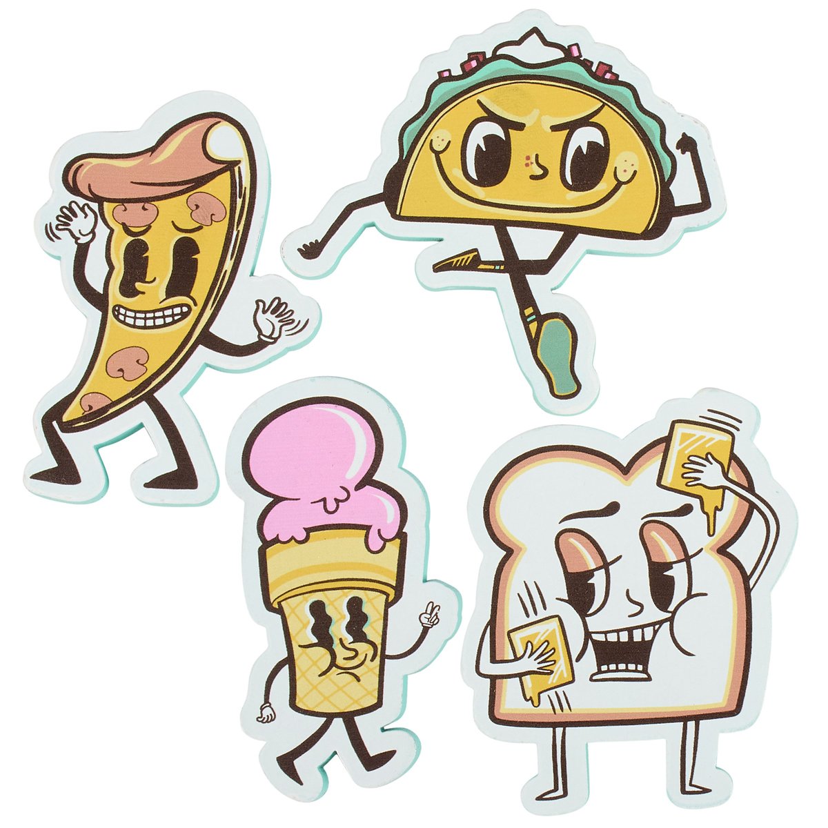 Food Crew Magnet Set