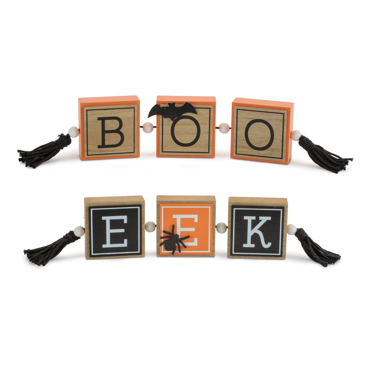 BOO/EEK Block Sign (S/2)