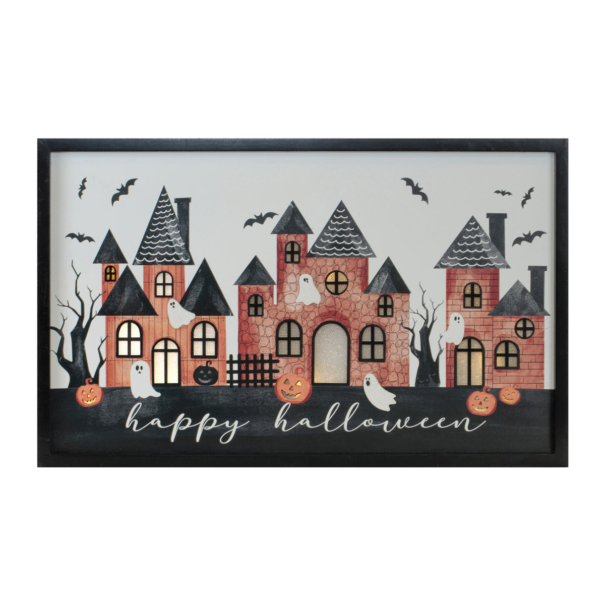 LED Happy Halloween Frame